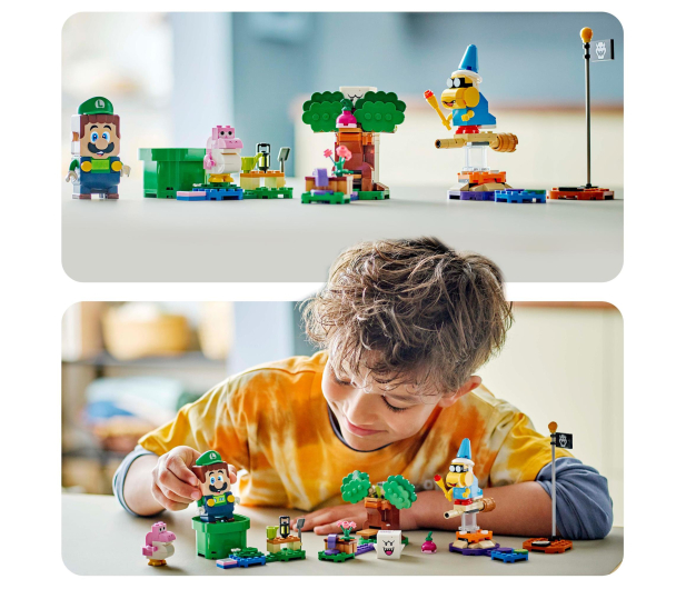 LEGO Super Mario 71440 Przygody z interaktywną figurką LEGO Luigi - 1266159 - zdjęcie 6